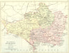 DORSET. Philip 1887 old antique vintage map plan chart