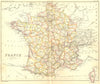 FRANCE. Bartholomew Walker Corsica 1888 old antique vintage map plan chart