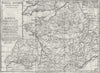 ANCIENT GAUL. Gallia Antiqua Roman Provence 1797 old antique map plan chart