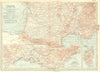 FRANCE. South 1903 old antique vintage map plan chart