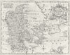 DENMARK. Kitchin 1752 old antique vintage map plan chart