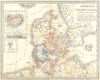DANMARK. Slesvig Holstein Lauenburg, Island 1861 old antique map plan chart