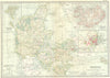 DENMARK. & Iceland. Copenhagen 1903 old antique vintage map plan chart