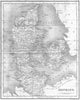 DENMARK. Mawman  1827 old antique vintage map plan chart
