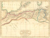 AFRICA. Mauritania Numidia, Propria. Classical 1826 old antique map plan chart