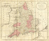 UK. England Wales. Guthrie 1787 old antique vintage map plan chart