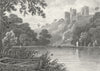 WALES. Cilgarron Castle, Pembrokeshire. DUGDALE c1840 old antique print
