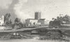 WALES. St David's Cathedral, Pembrokeshire. DUGDALE c1840 old antique print