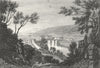 WALES. Vale of Taff. DUGDALE c1840 old antique vintage print picture