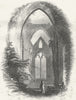 WALES. Tintern Abbey. DUGDALE c1840 old antique vintage print picture