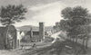 MONMOUTH. Raglan, Monmouthshire. Wales DUGDALE c1840 old antique print picture