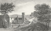 MONMOUTH. Raglan, Monmouthshire. Wales DUGDALE c1840 old antique print picture