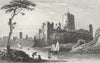 WALES. Pembroke Castle, Pembrokeshire. DUGDALE c1840 old antique print picture