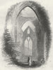 WALES. Tintern Abbey. DUGDALE c1840 old antique vintage print picture