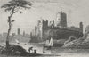 WALES. Pembroke Castle, Pembrokeshire. DUGDALE c1840 old antique print picture
