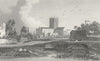 ST DAVID'S. Cathedral, Pembrokeshire. DUGDALE c1840 old antique print picture