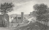 MONMOUTH. Raglan, Monmouthshire. Wales DUGDALE c1840 old antique print picture
