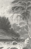 WALES. Llanddewi Cardiganshire. DUGDALE c1840 old antique print picture