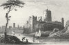 WALES. Pembroke Castle, Pembrokeshire. DUGDALE c1840 old antique print picture