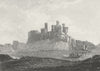 WALES. Conwy Castle, Caernarfonshire. DUGDALE c1840 old antique print picture