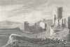 WALES. Aberystwyth Castle, Cardiganshire. DUGDALE c1840 old antique print