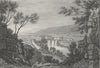 WALES. Vale of Taff. DUGDALE c1840 old antique vintage print picture