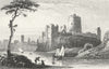 WALES. Pembroke Castle, Pembrokeshire. DUGDALE c1840 old antique print picture