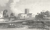 WALES. St David's Cathedral, Pembrokeshire. DUGDALE c1840 old antique print