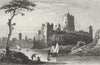 WALES. Pembroke Castle, Pembrokeshire. DUGDALE c1840 old antique print picture