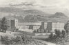 DERBYS. Chatsworth, Derbyshire Duke Devon c1840 old antique print picture