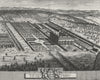 BERKS. Hamstead Marshall. Beeverell. scarce 1727 old antique print picture