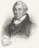 BERKS. Thomas Jenner. ASCOT. Clerk of Course 1829 old antique print picture