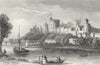 WINDSOR. British Sovereign, Berkshire. DUGDALE c1840 old antique print picture