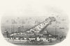 SUSSEX. Hastings Pier. Newman 1860 old antique vintage print picture
