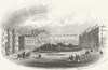 SUSSEX. Wellington Sq, Hastings. Newman 1860 old antique vintage print picture