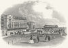 SUSSEX. Pelham Place, Hastings. Newman 1860 old antique vintage print picture