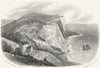 SUSSEX. Ecclesbourne Valley, Hastings. Newman 1860 old antique print picture