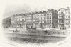 SUSSEX. Marina, St Leonards. Newman 1860 old antique vintage print picture