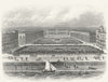 SUSSEX. Warrior Sq. Kershaw 1860 old antique vintage print picture