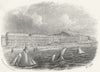SUSSEX. Carlisle Parade, Hastings sea. Kershaw 1860 old antique print picture