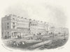 SUSSEX. Verulam place, St Leonards-on-Sea. Kershaw 1860 old antique print