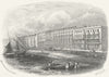 SUSSEX. Eversfield place, St Leonards-on-Sea 1860 old antique print picture