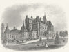 NORMANHURST. Ct, Near Battle(Thomas Brassey, MP) 1860 old antique print