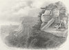 SUSSEX. Lover's seat, Hastings. Newman 1860 old antique vintage print picture