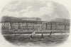 SUSSEX. White Rock place, Hastings. Newman 1860 old antique print picture