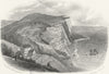 SUSSEX. Ecclesbourne Valley, Hastings. Newman 1860 old antique print picture