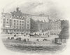 SUSSEX. Pelham Crescent, Hastings. Newman 1860 old antique print picture