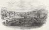 SUSSEX. Hastings. Newman 1860 old antique vintage print picture