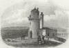 SUSSEX. Belle Tout Lighthouse, Eastbourne. Newman 1860 old antique print