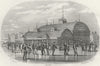 SUSSEX. Eastbourne skating Rink. Newman 1860 old antique vintage print picture